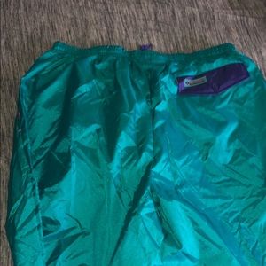 vintage columbia windbreaker pants